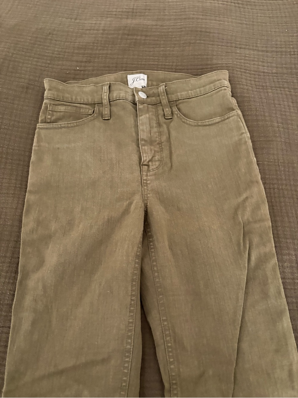 J. Crew Women’s Olive Green Jeans